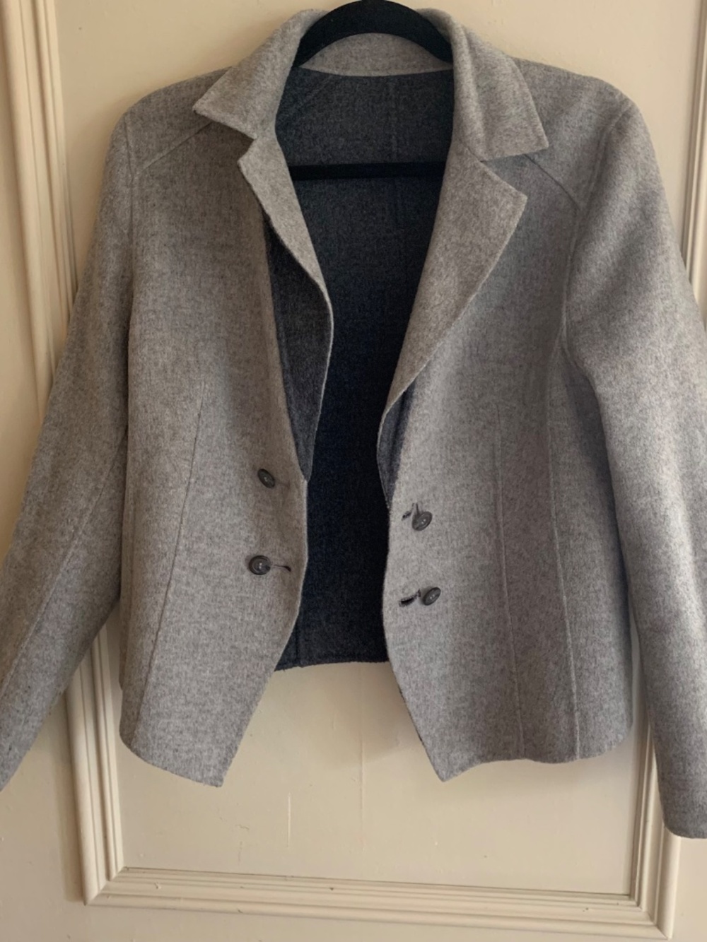 Reversible Boiled Wool Jacket Sweater (M-L) - Picture 12 of 13